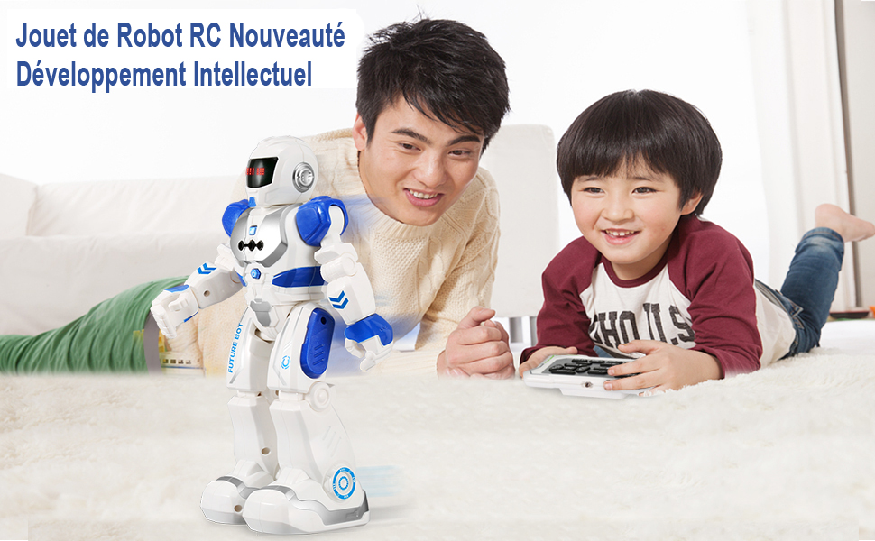 CCHM LED Clignotant am/élior/é Bleu Voice Changer Robot Jouet Fort M/égaphone Enfants Mini Jouet /éducatif pour Enfants